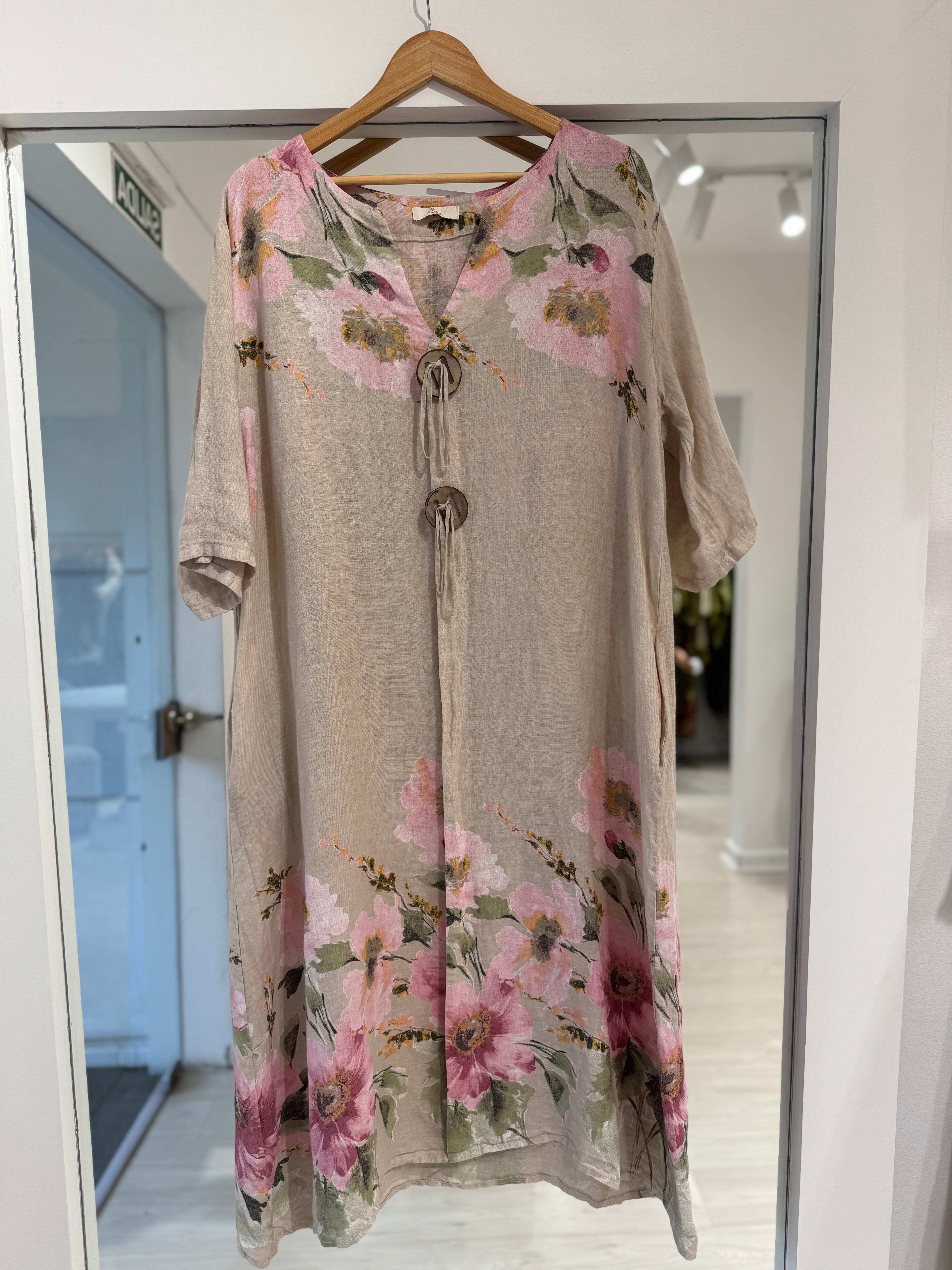 Vestido Positano beige