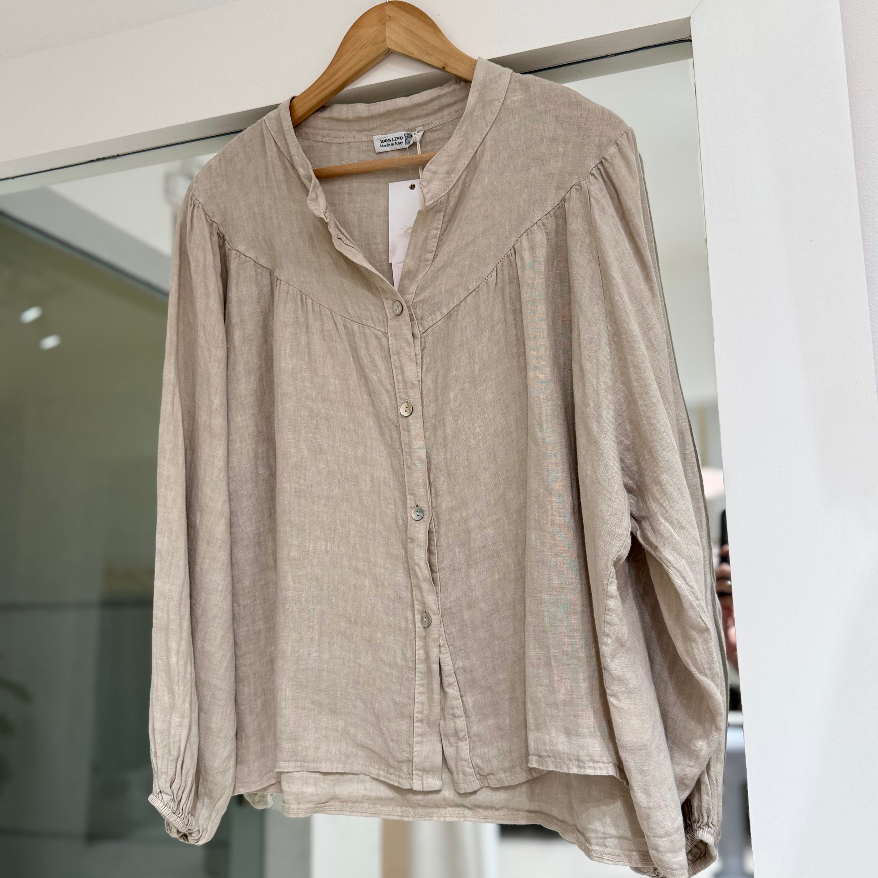 Camisa Perla Beige