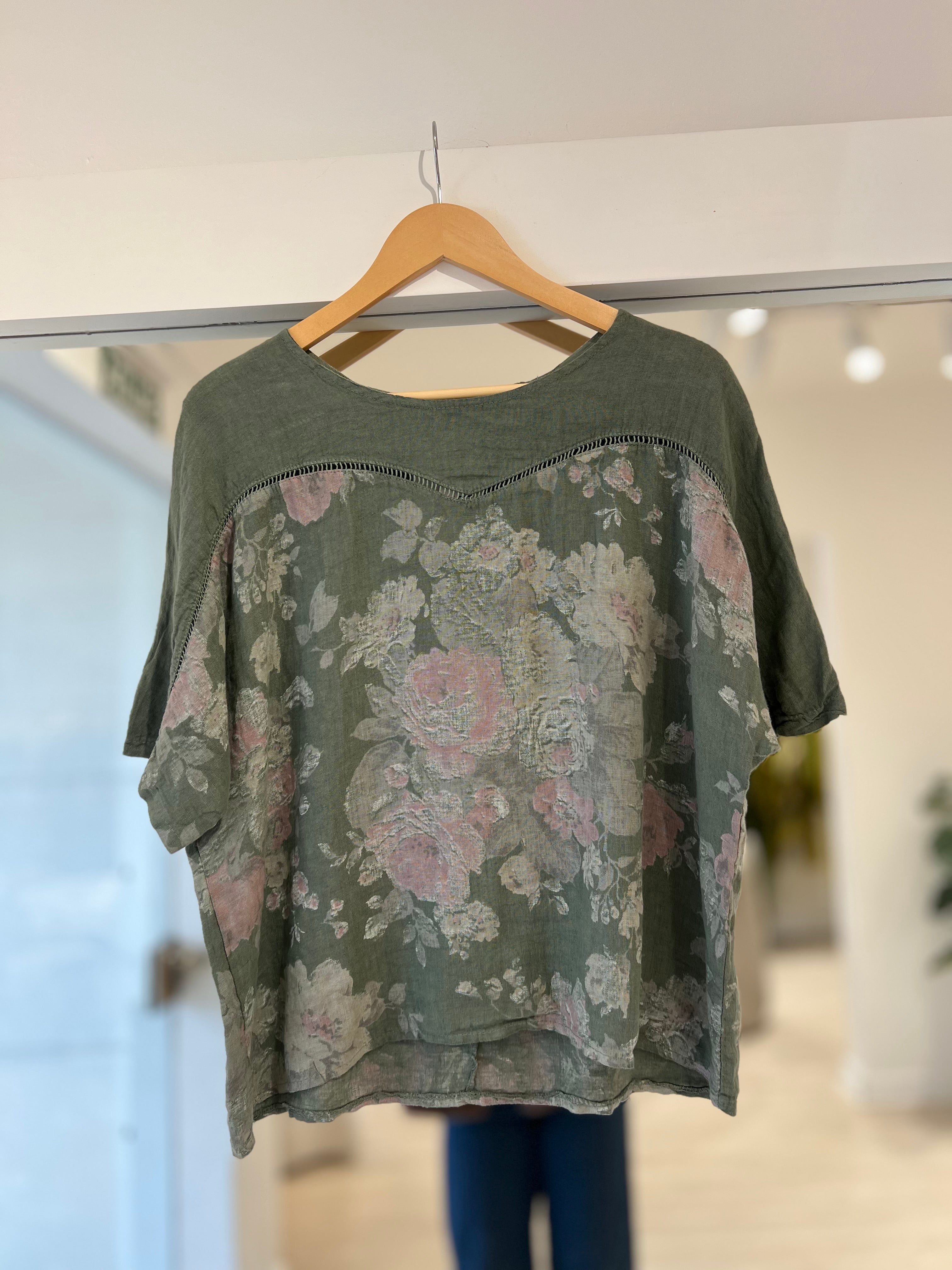 Blusa Garden verde