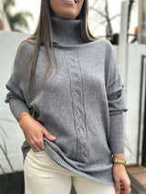 Polerón Espiga Gris