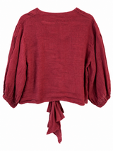 Blusa Nudo bordo