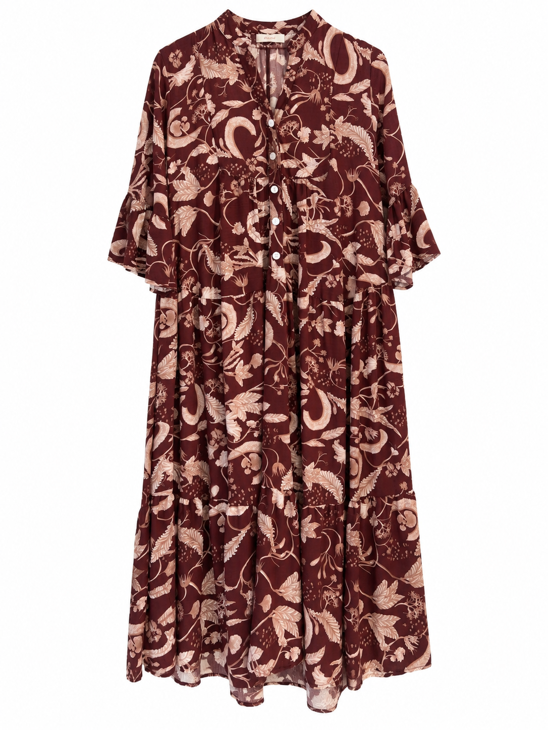 Vestido Iris bordó