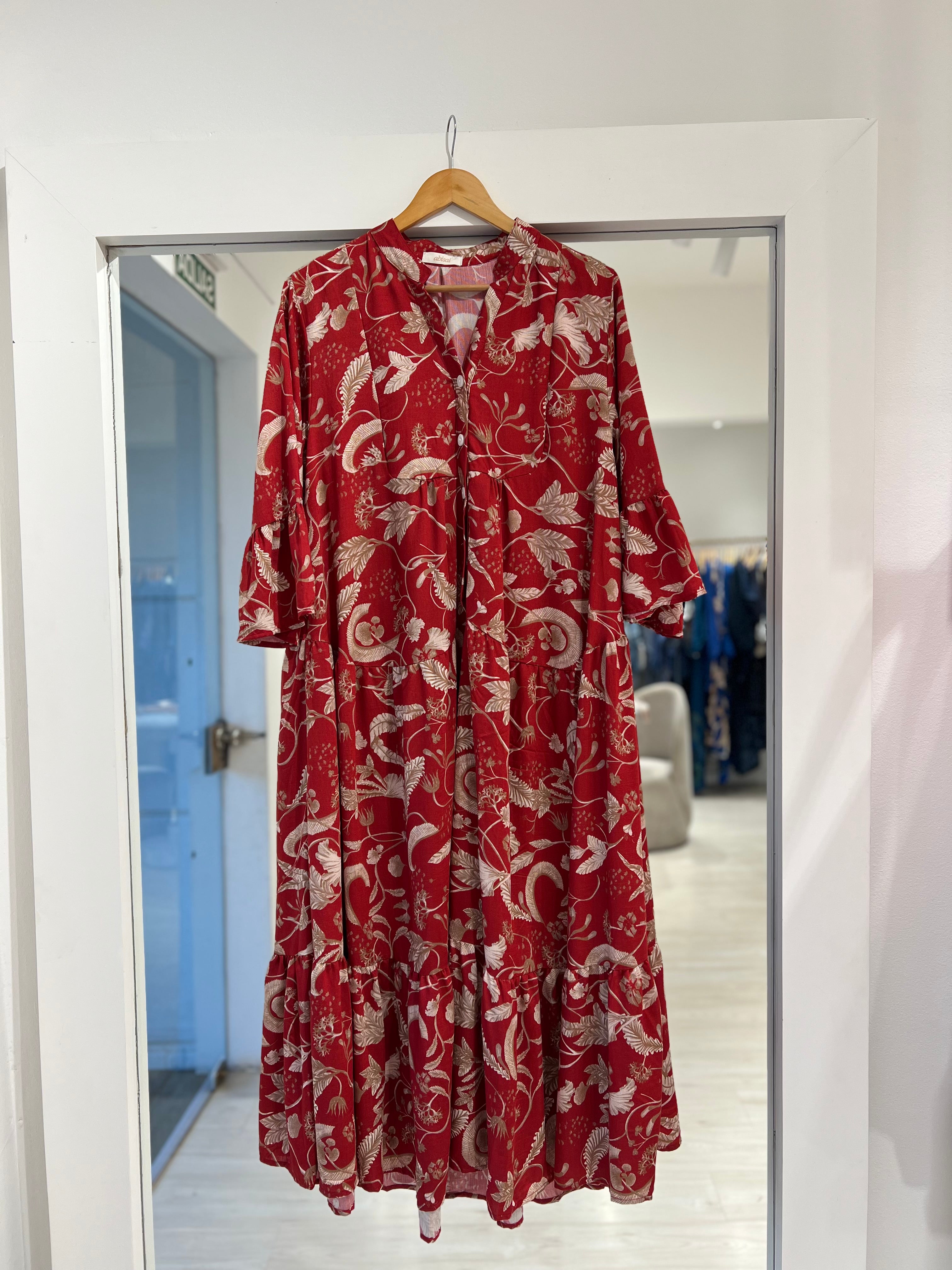 Vestido Iris rojo