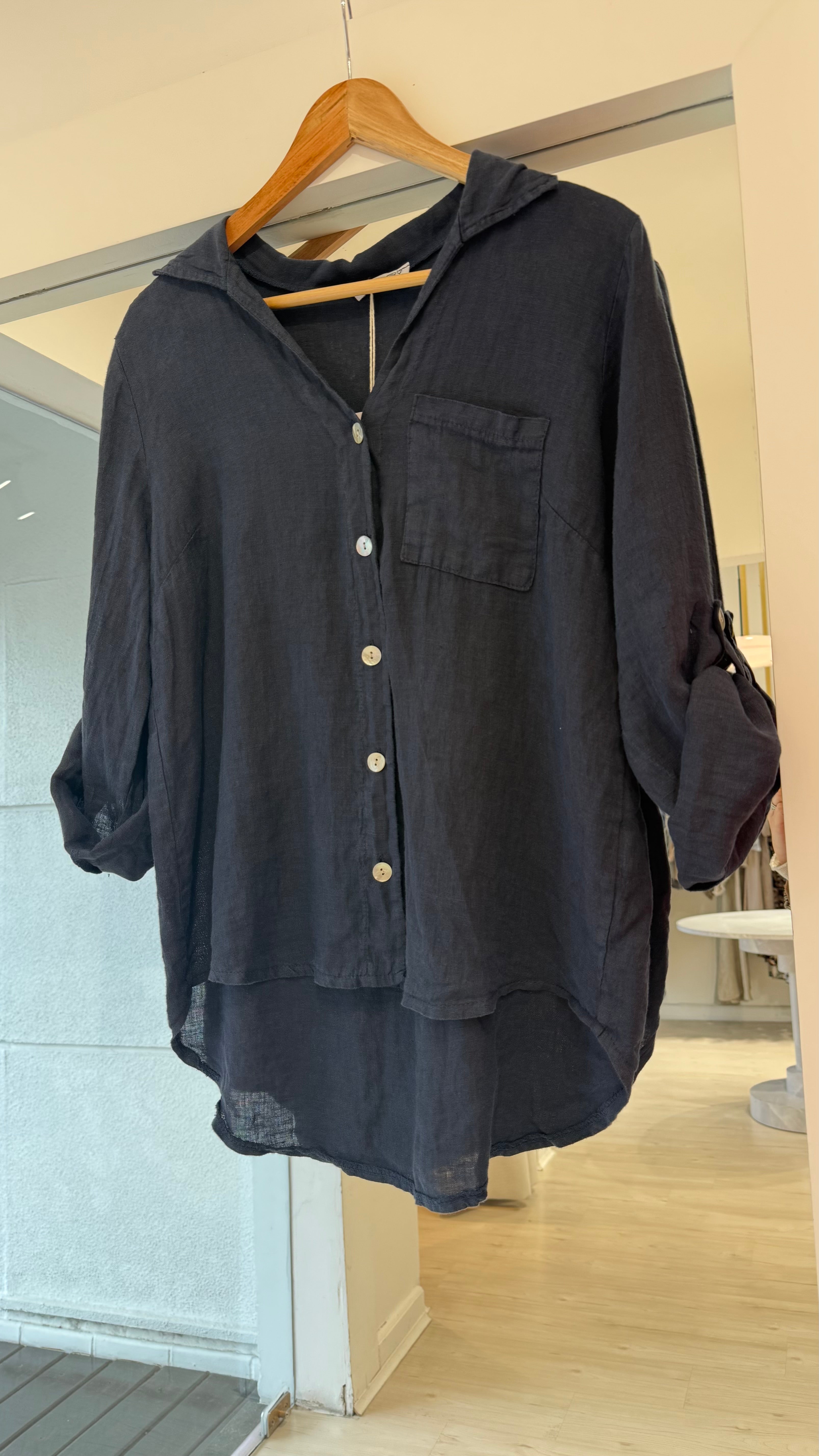 Camisa Bali Azul Marino