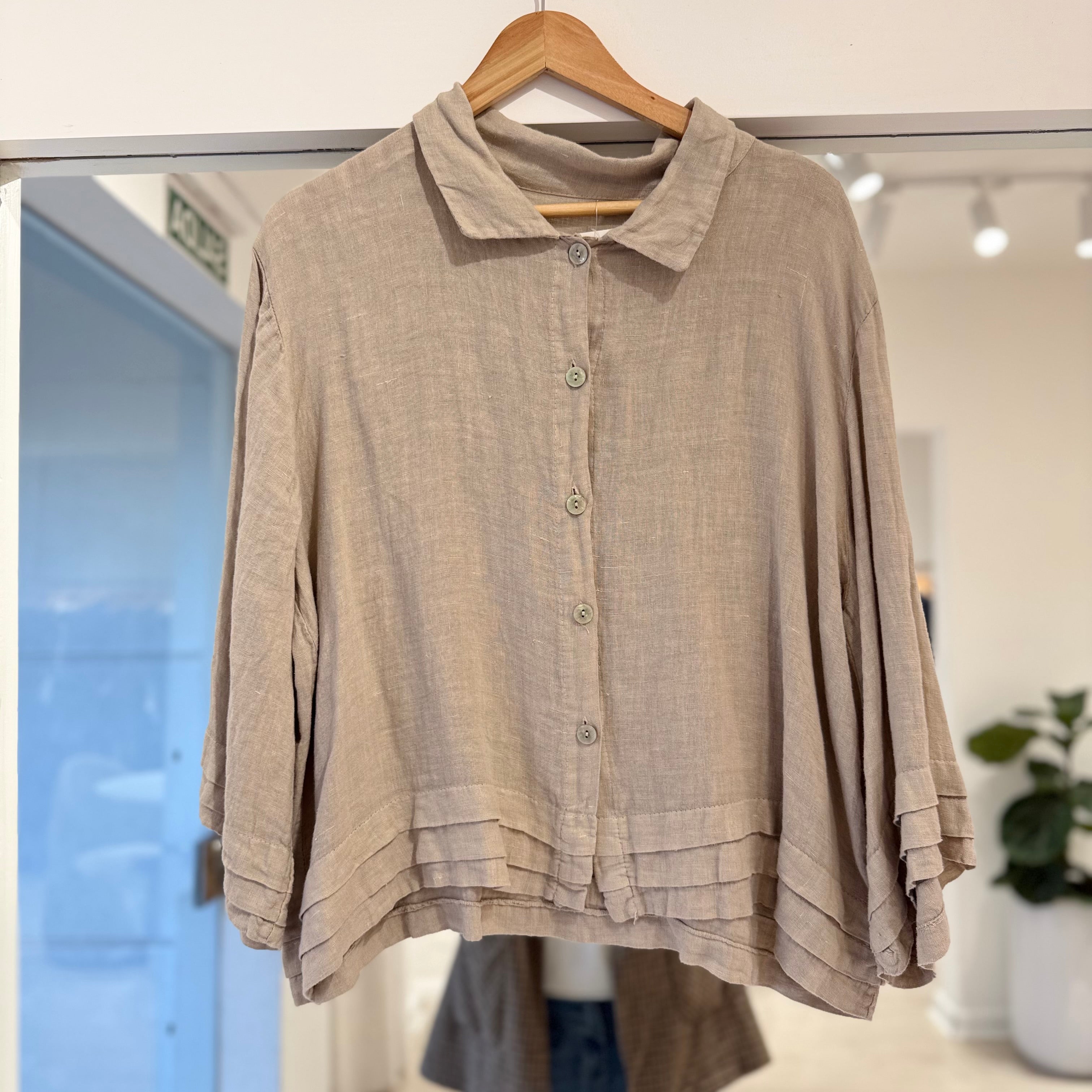 Camisa Gala Beige