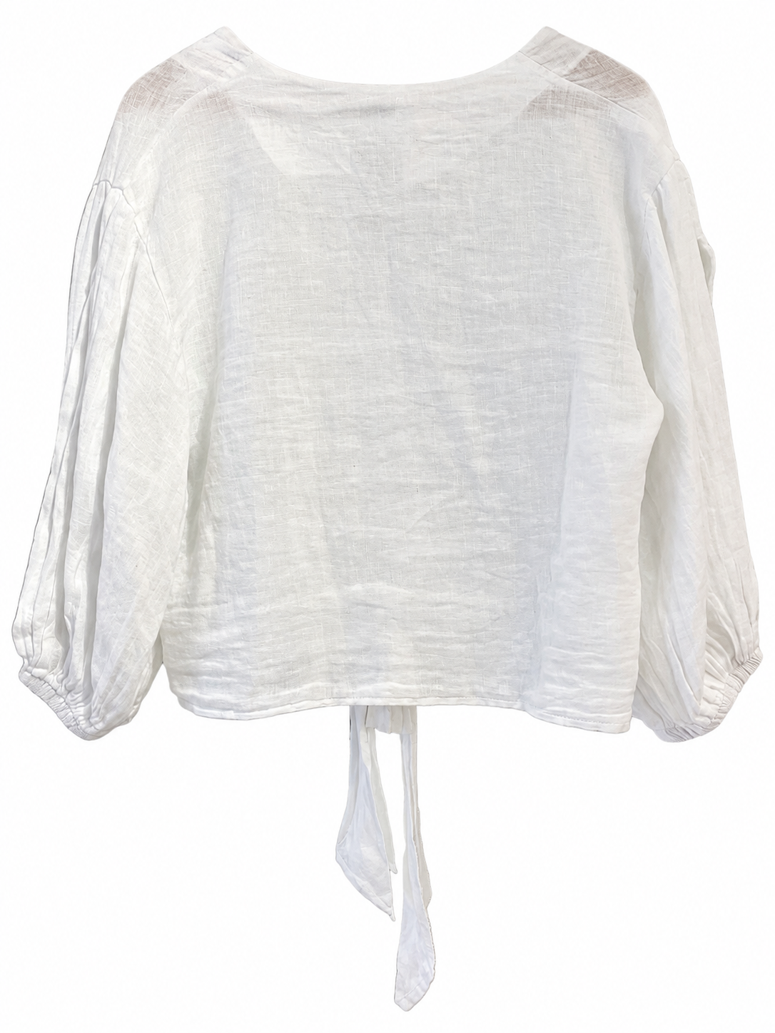 Blusa nudo blanca
