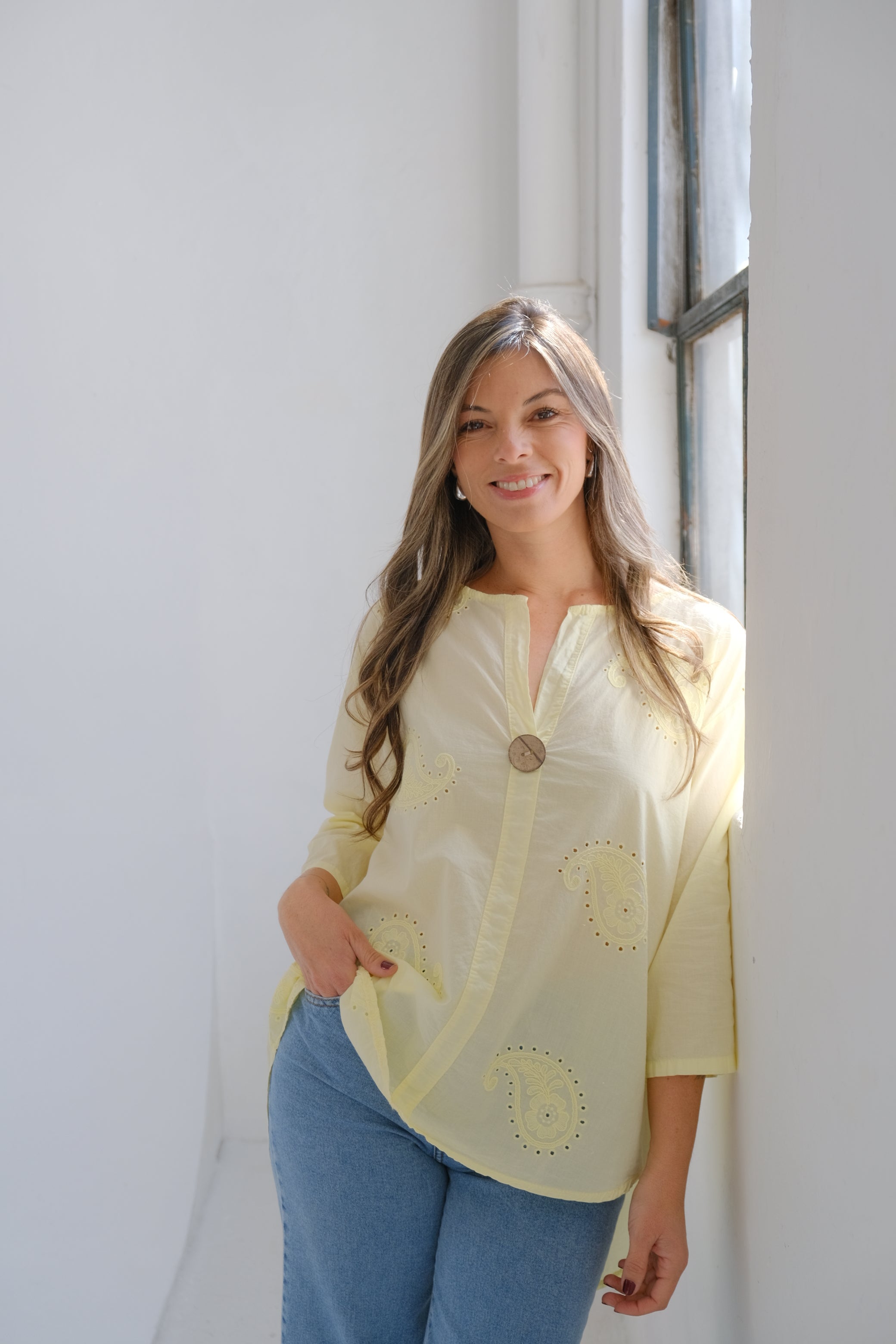 Blusa Capri Amarilla