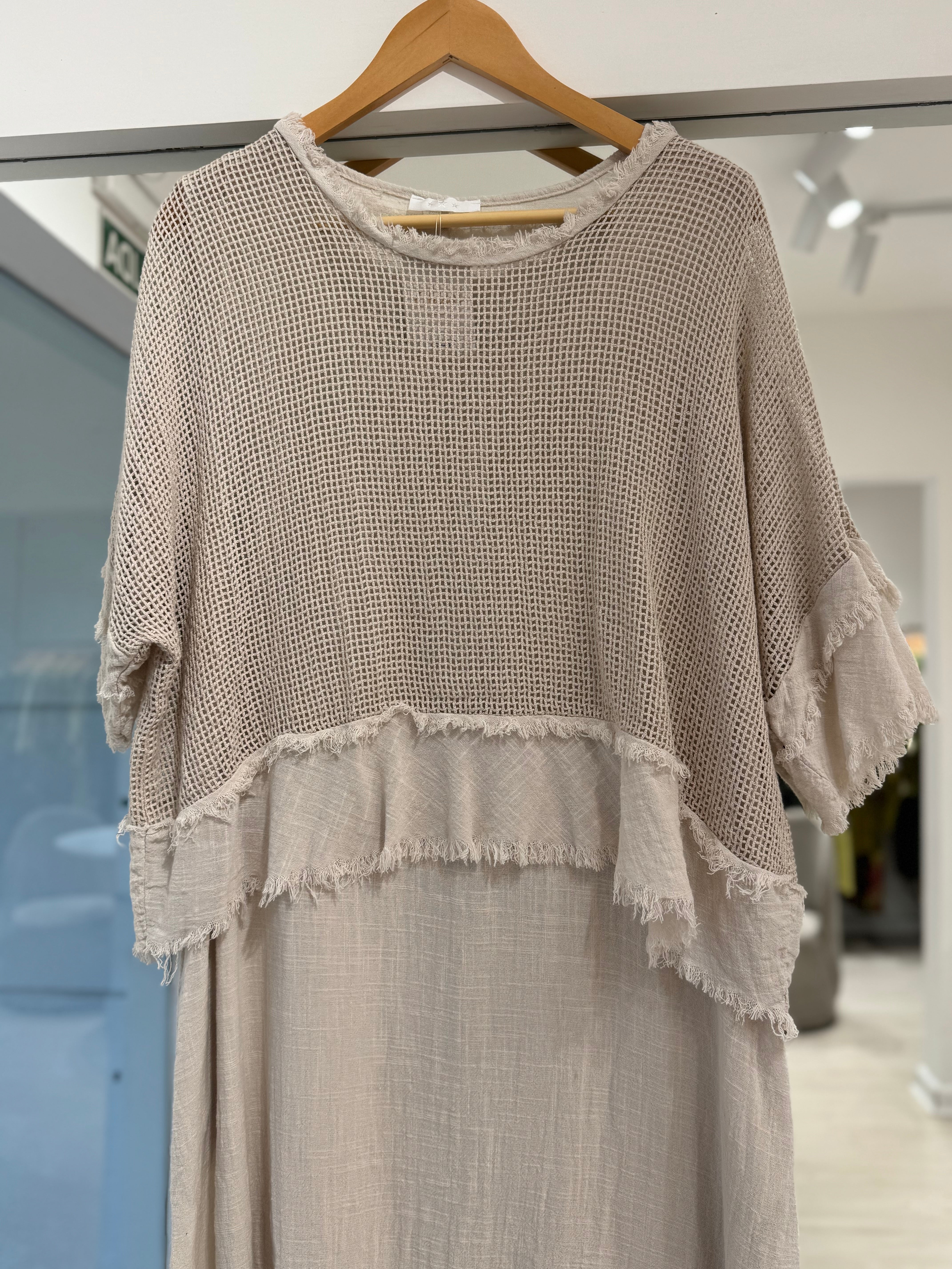 Vestido Jacinta beige
