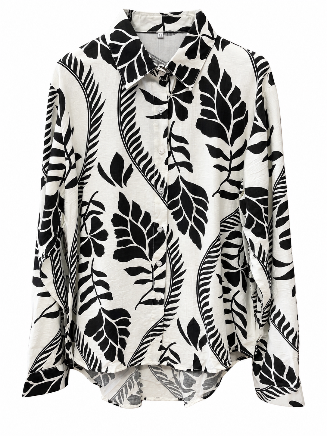 Camisa estampado negro