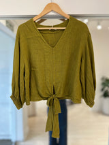 Blusa Nudo verde pistacho