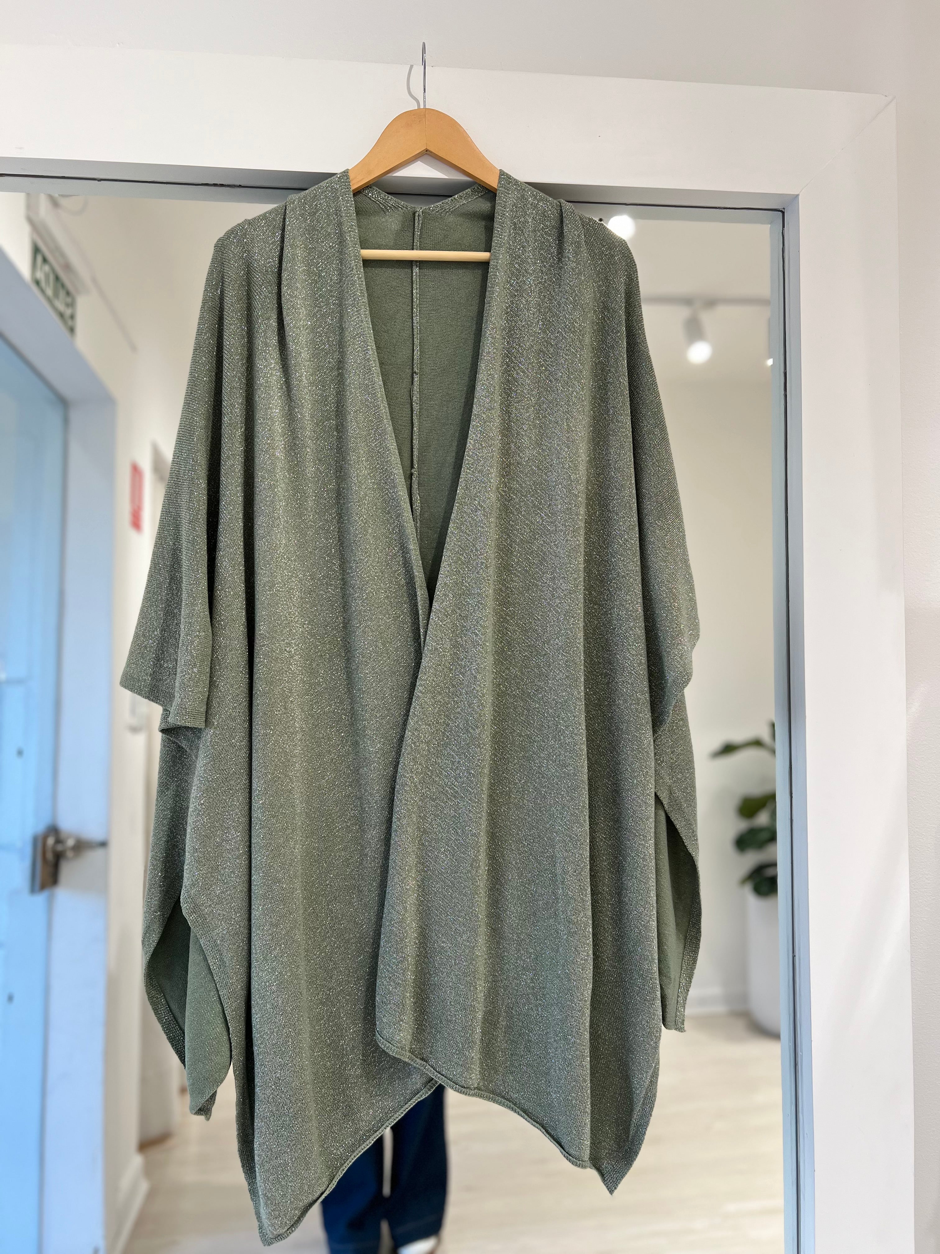 Ruana Tulum verde