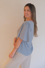 Blusa volado jean Cápsula