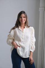 Blusa Madrid Manteca