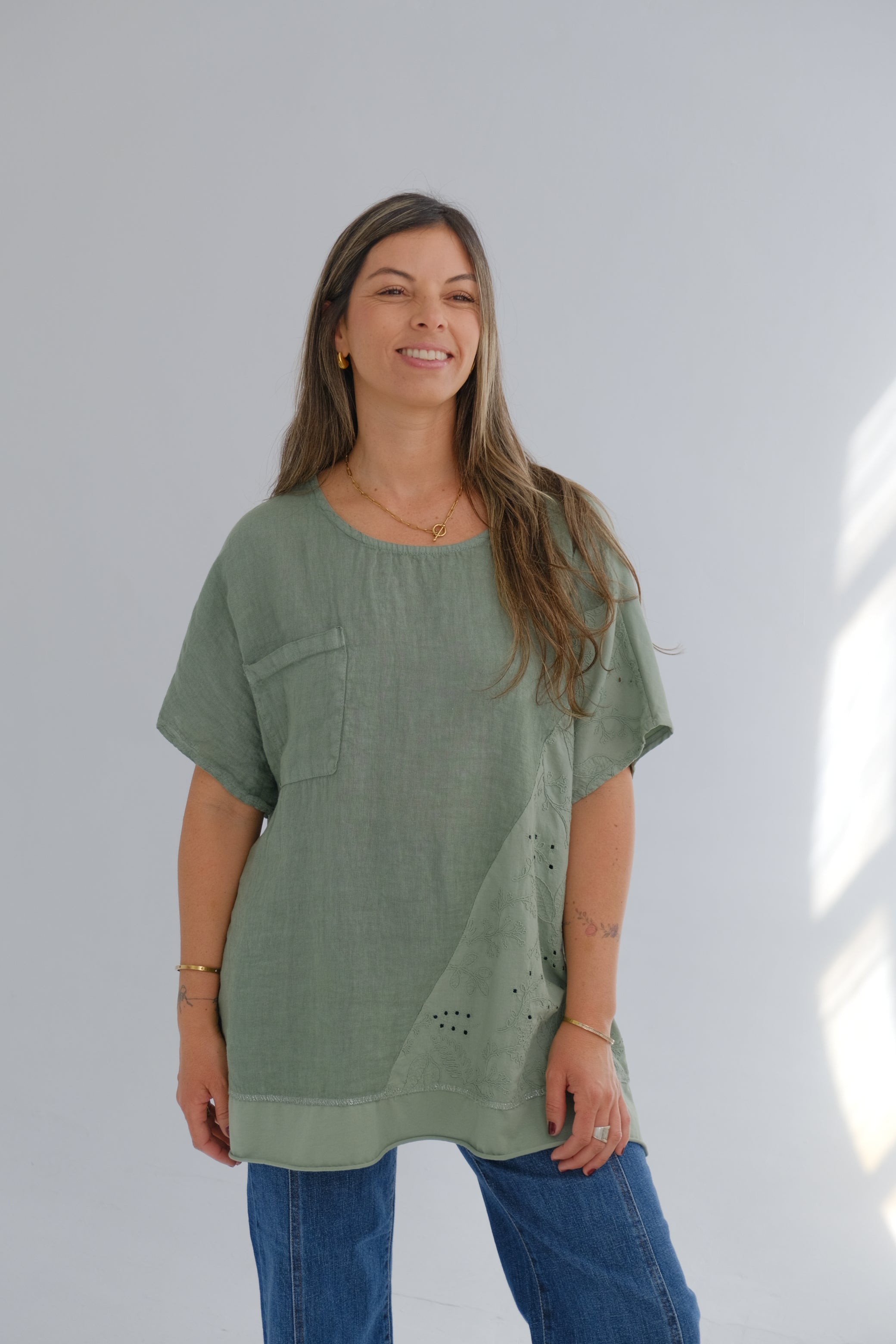 Blusa Azucena Verde