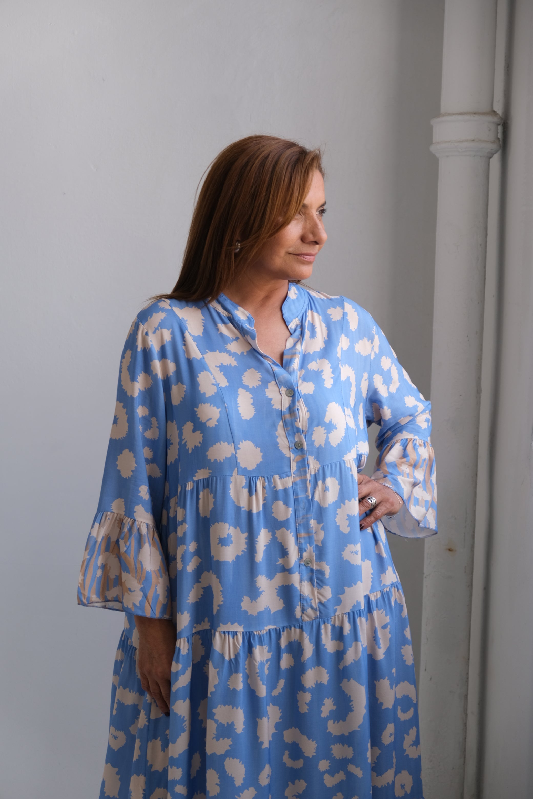 Vestido Sicilia Celeste