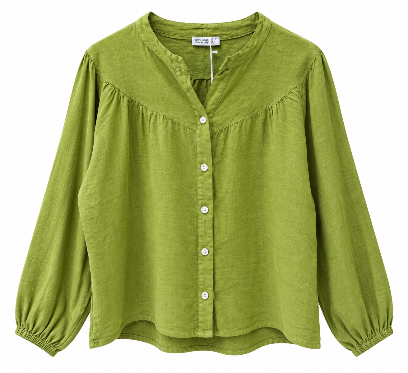 Camisa Perla Verde Pistacho