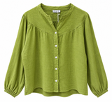 Camisa Perla Verde Pistacho