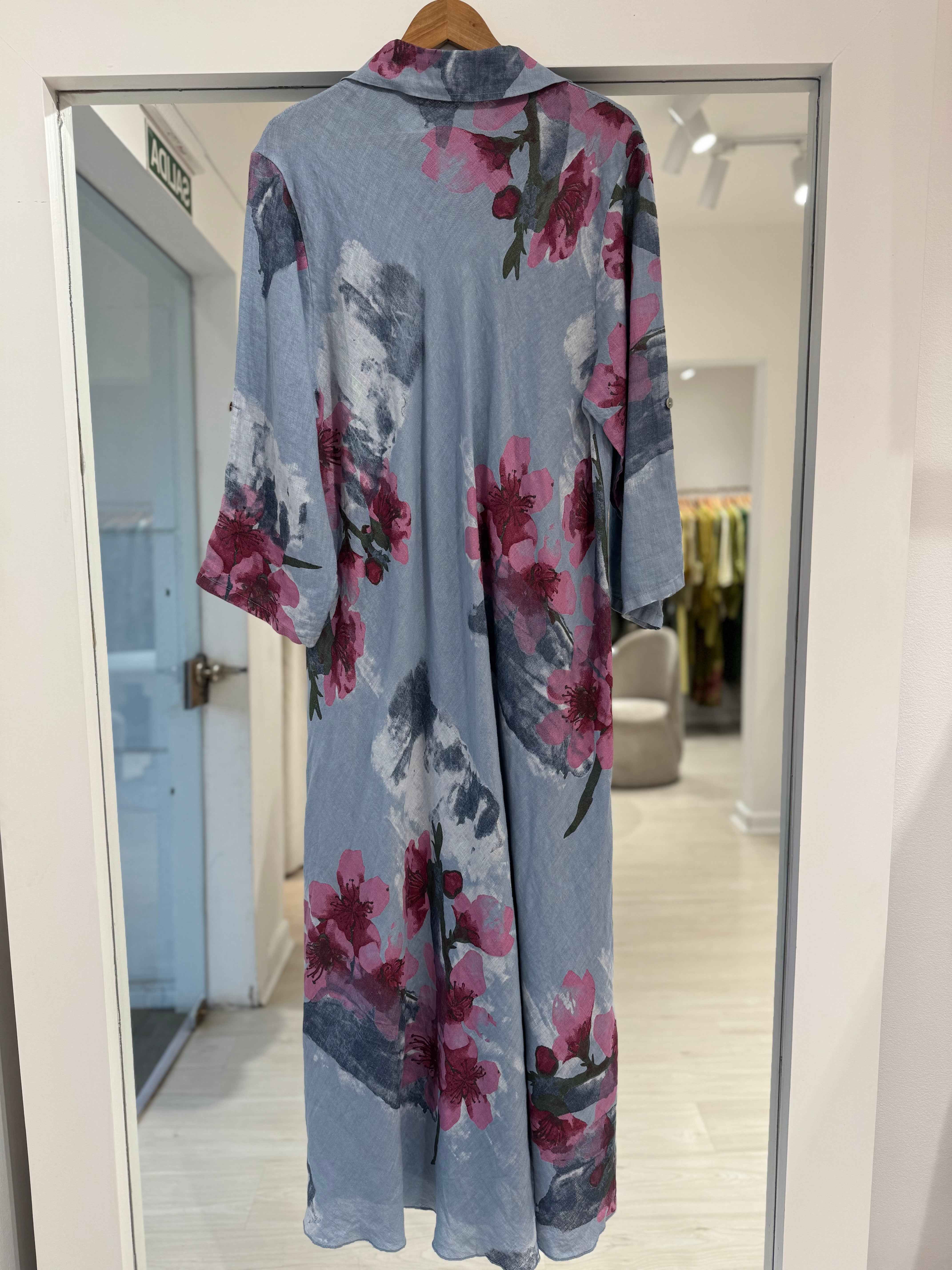 Vestido Havana celeste