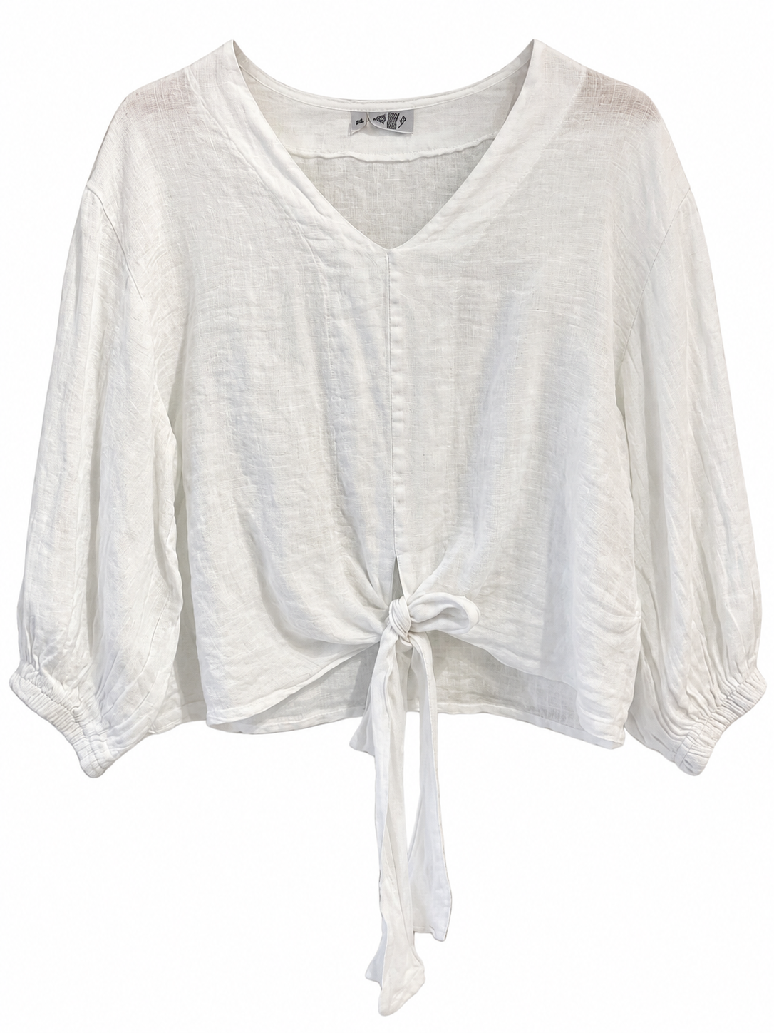 Blusa nudo blanca