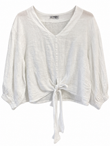 Blusa nudo blanca
