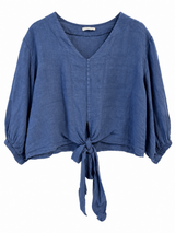 Blusa Nudo azul jean