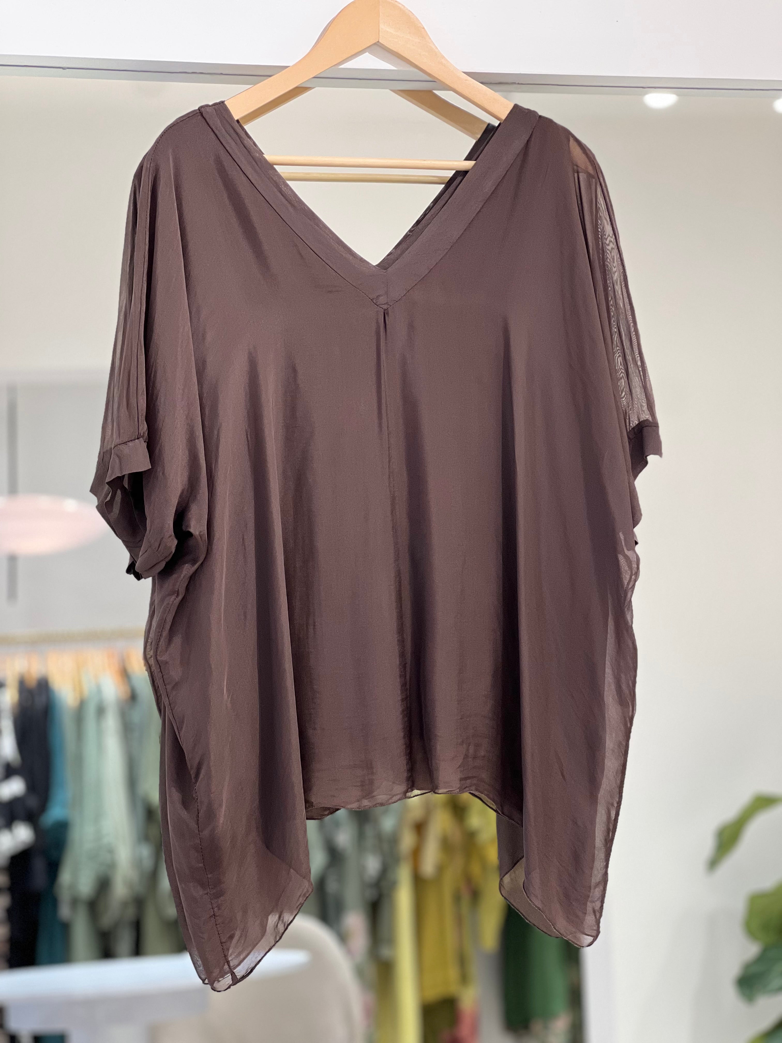 Blusa Solana chocolate