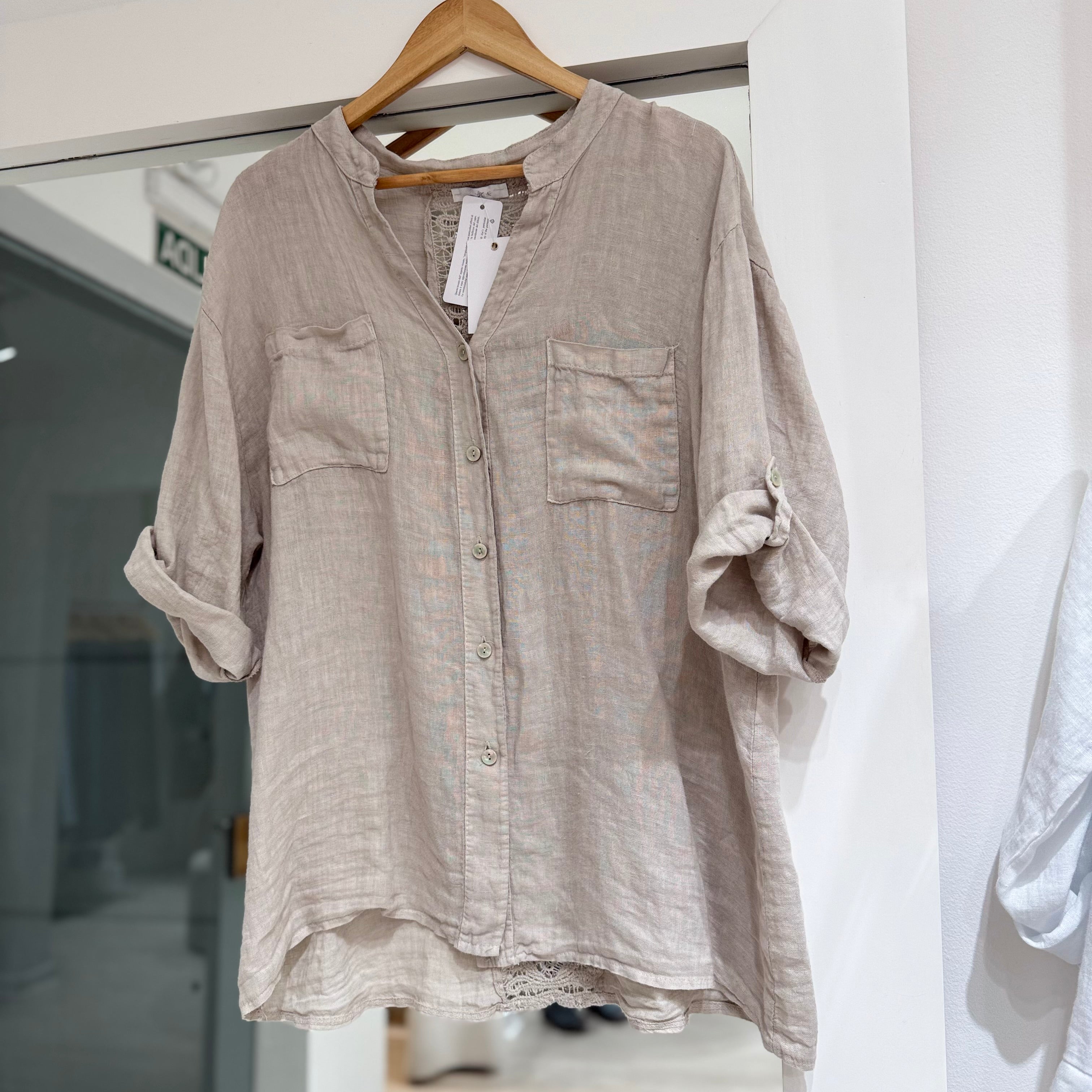 Camisa Niza Beige