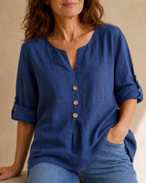 Blusa Roma Azul Marino