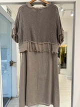 Vestido Jacinta Visón