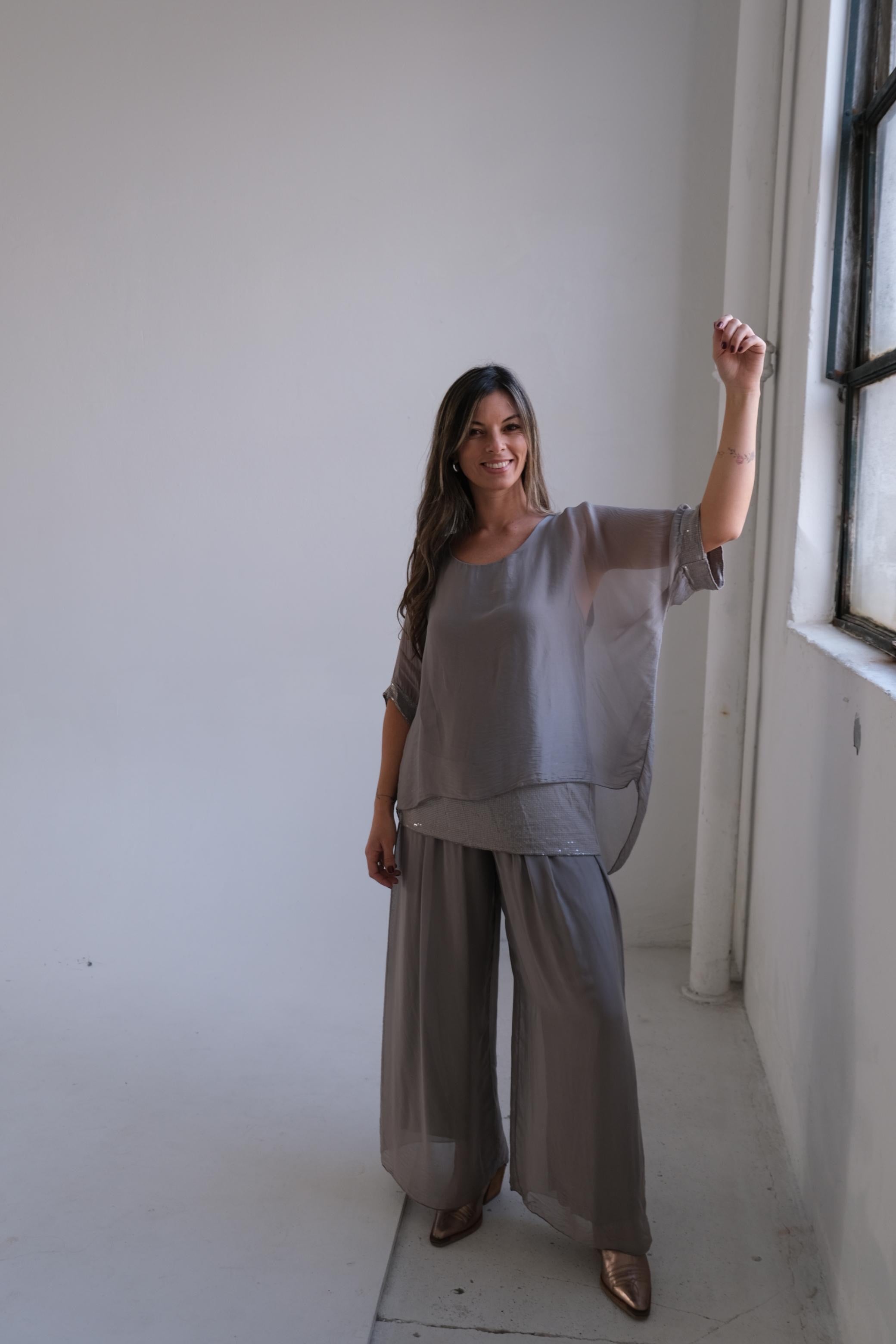 Blusa Varenna Visón