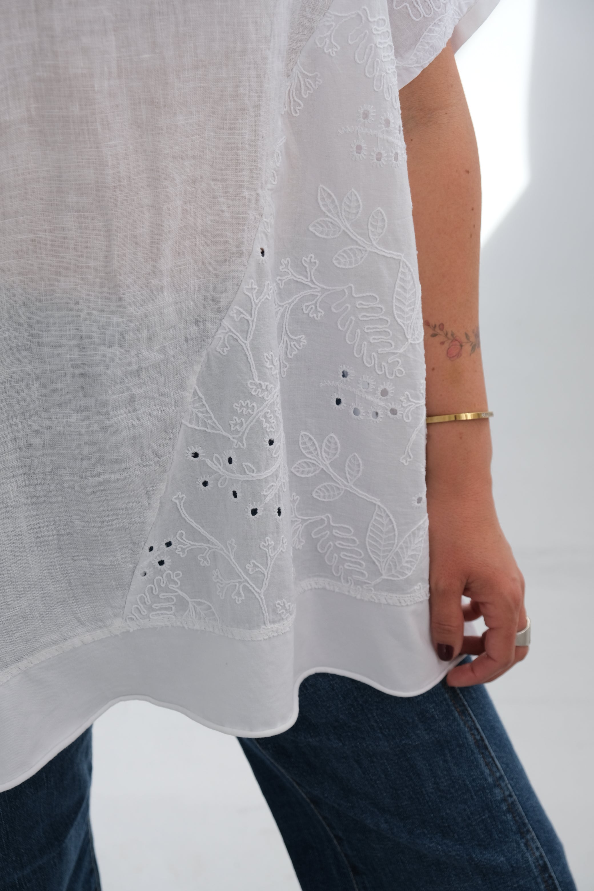 Blusa Azucena Blanco