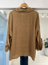 Camisa Libia tostado