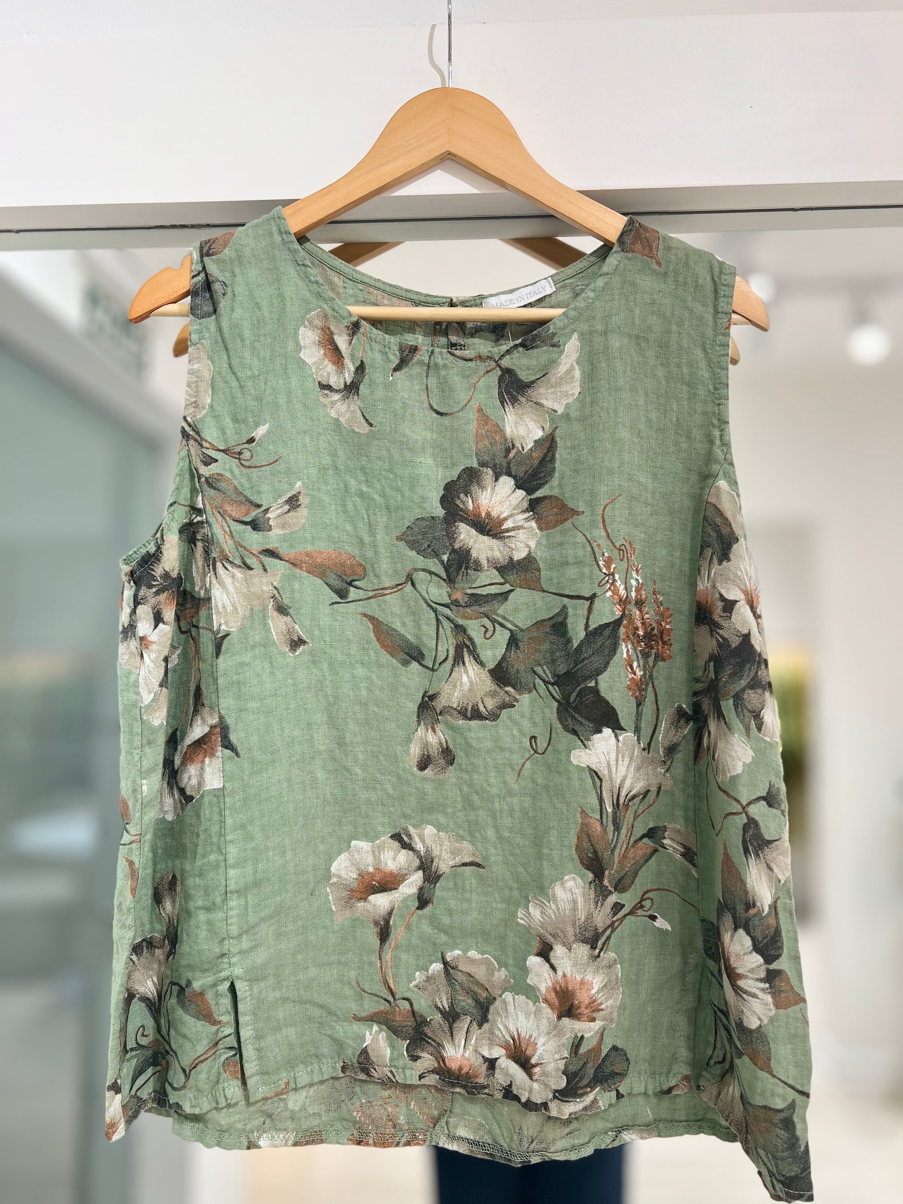 musculosa Gina verde
