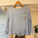 Blusa Menorca Celeste