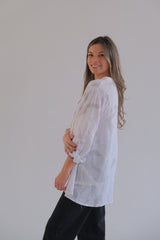 Camisa Batik Blanco