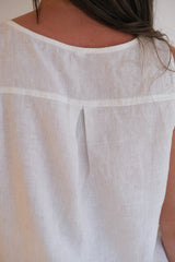 Musculosa Selina Off white CÁPSULA