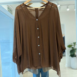 Camisa Cerdeña Chocolate