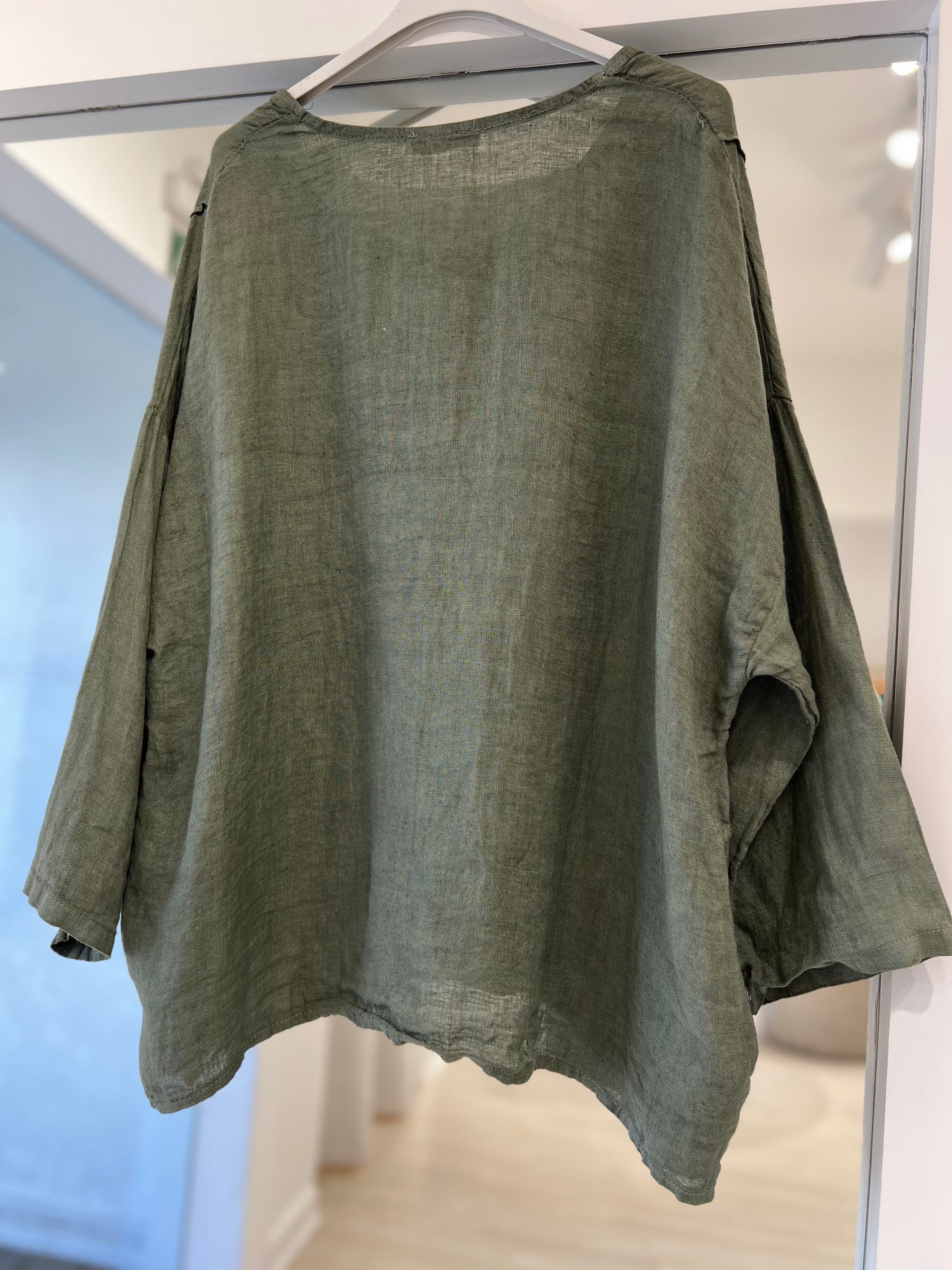 Blusa Bevagna Verde Seco