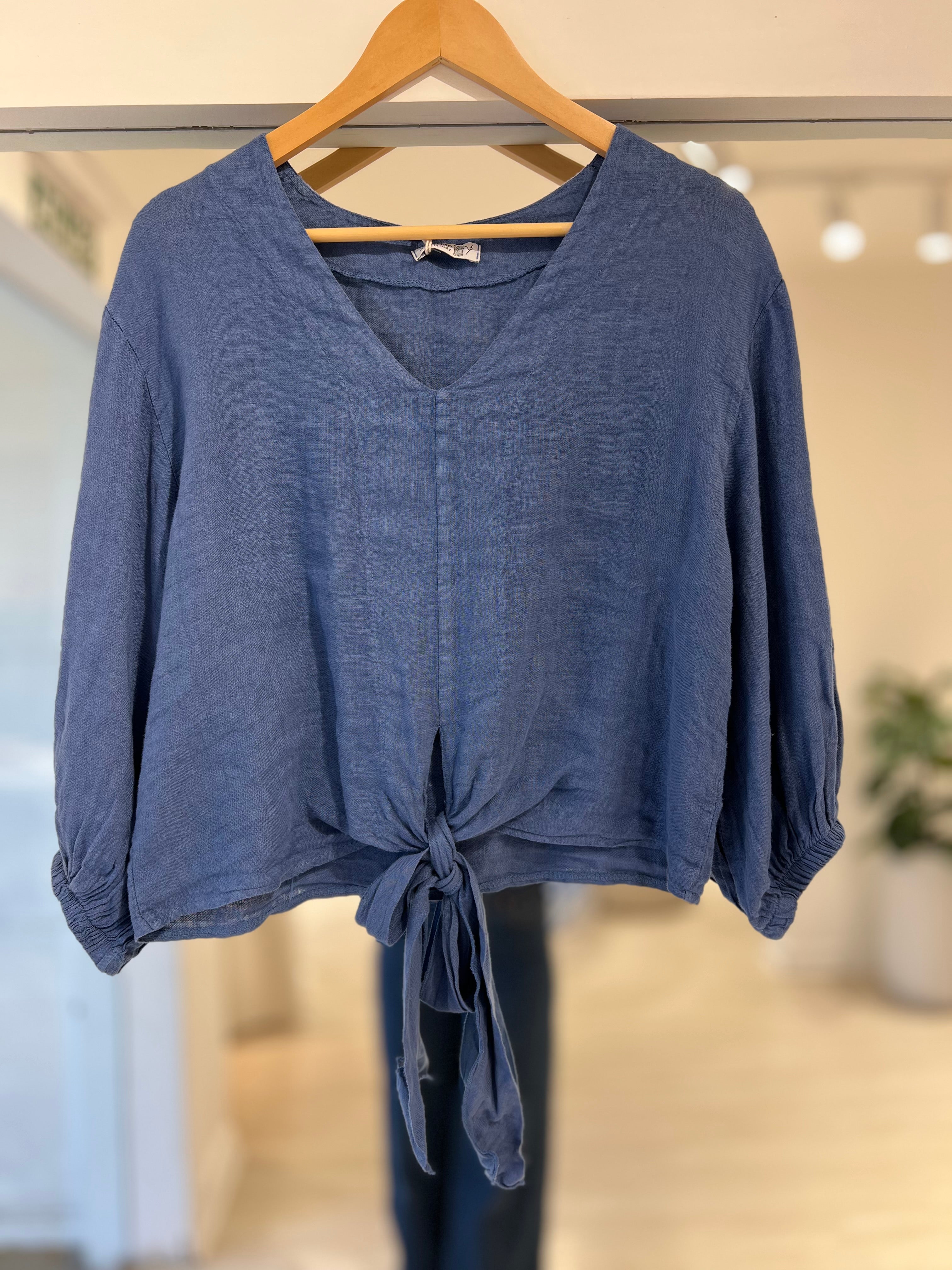 Blusa Nudo azul jean