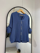 Blusa Esmeralda Azul Jeans