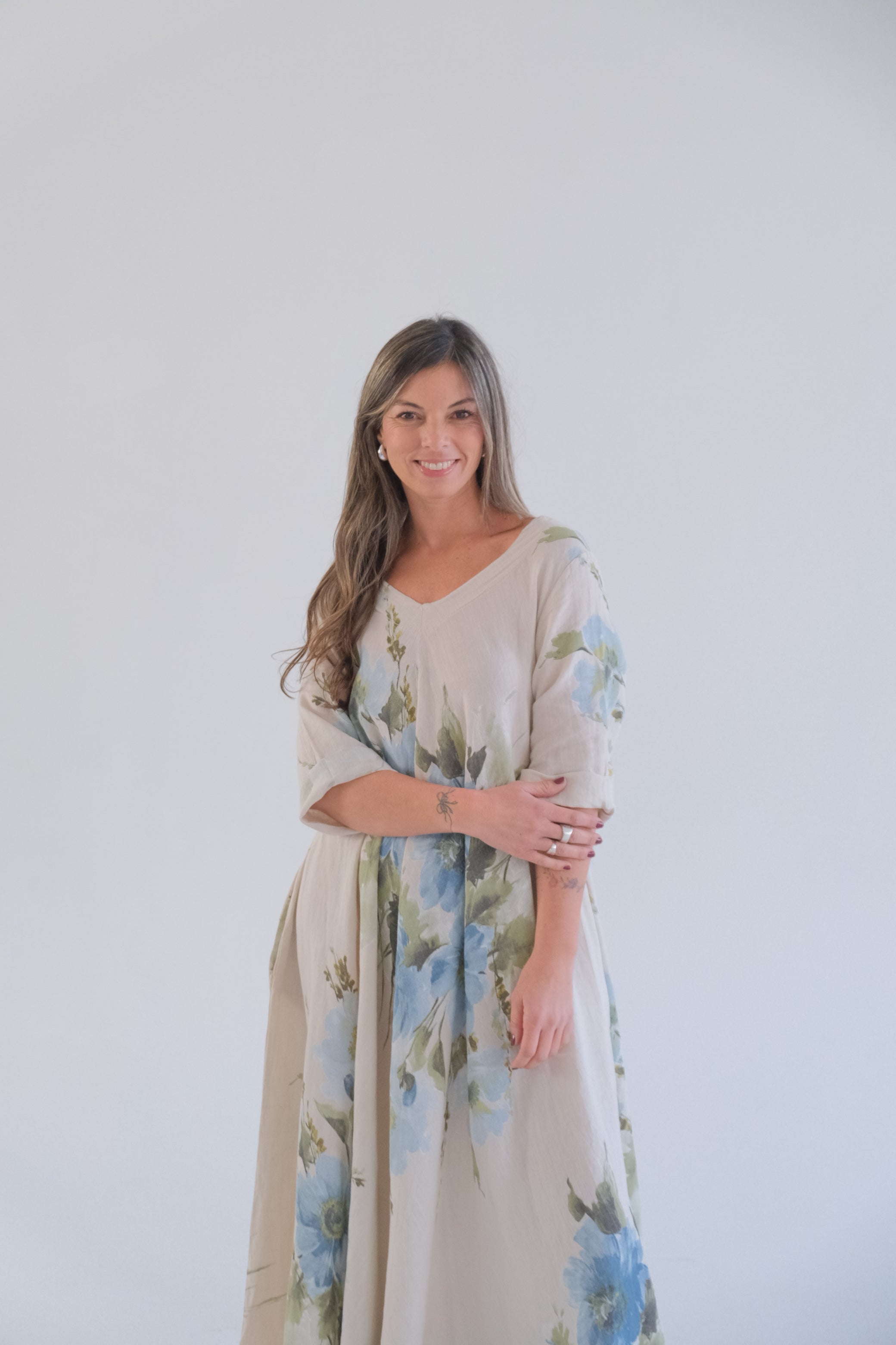 Vestido Magic ESTAMPADO Beige