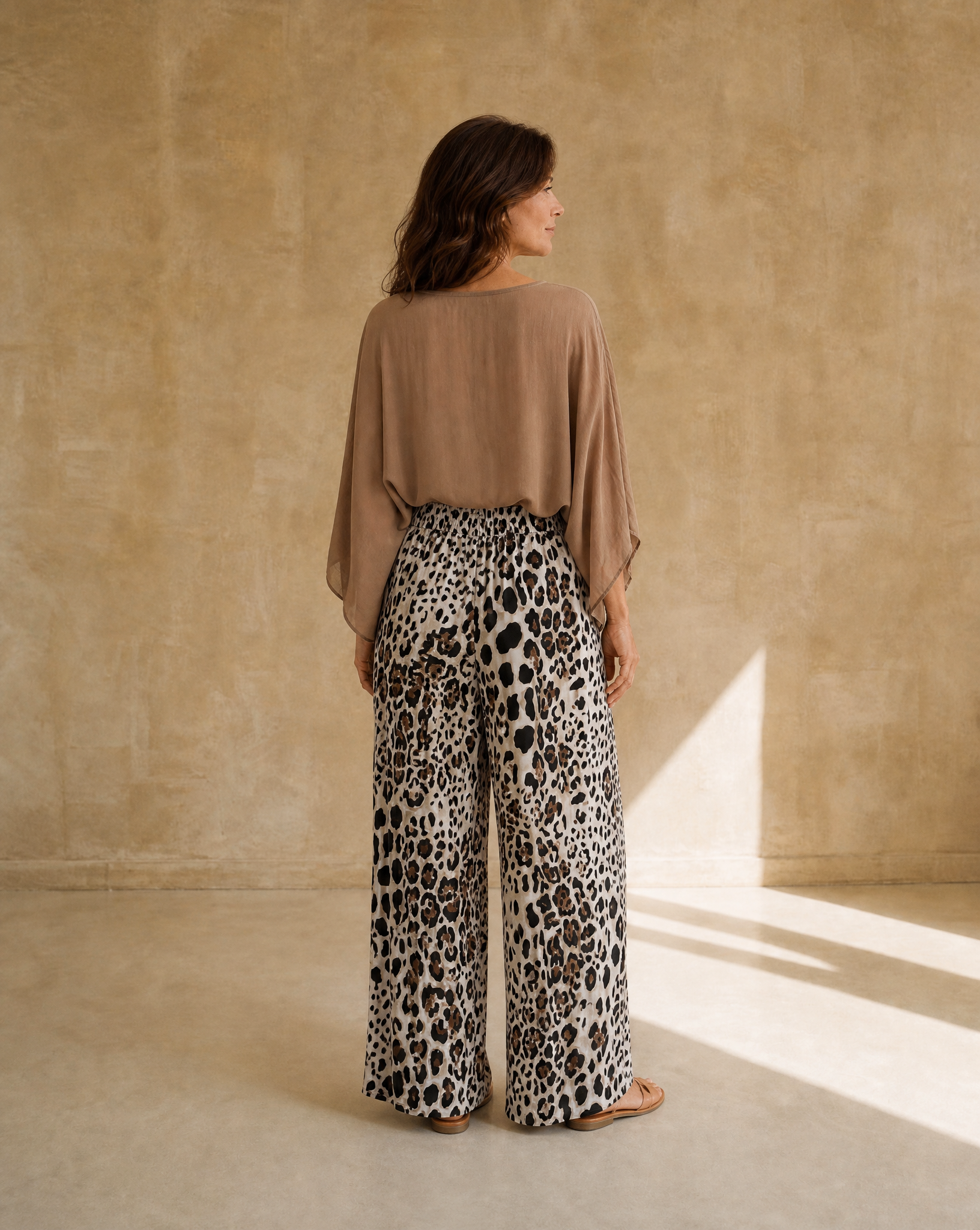 Pantalón Print Crudo