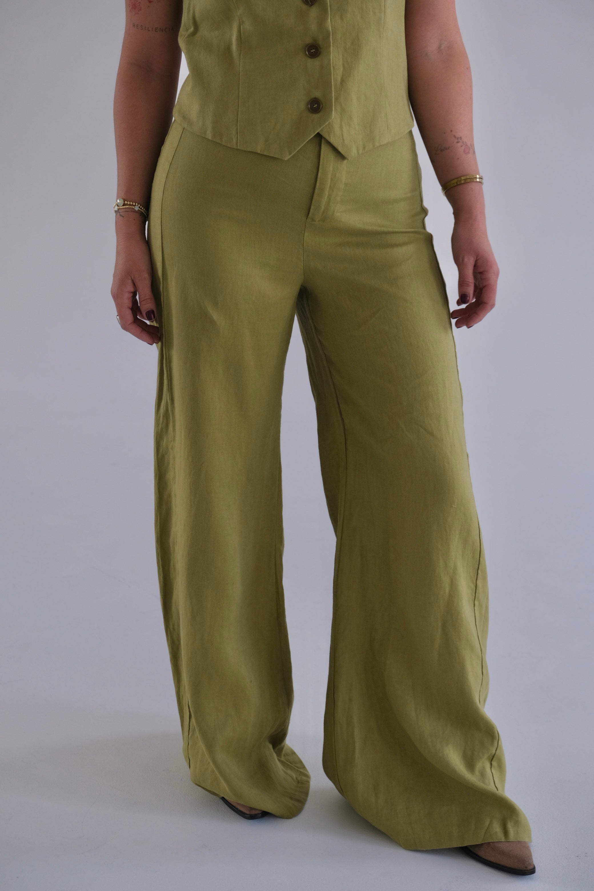 Pantalón Bruna Pistacho CÁPSULA