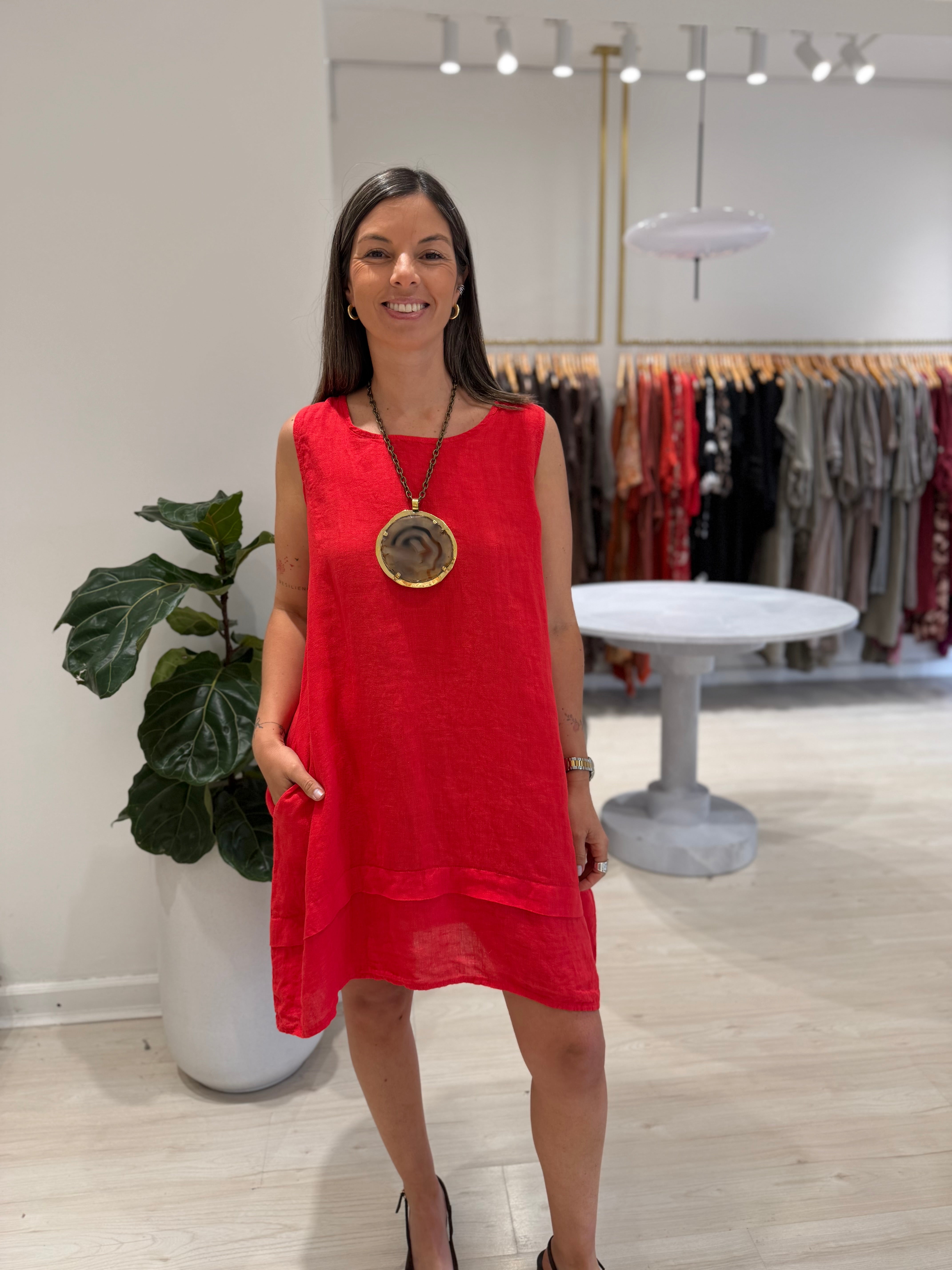 Vestido Bea Rojo