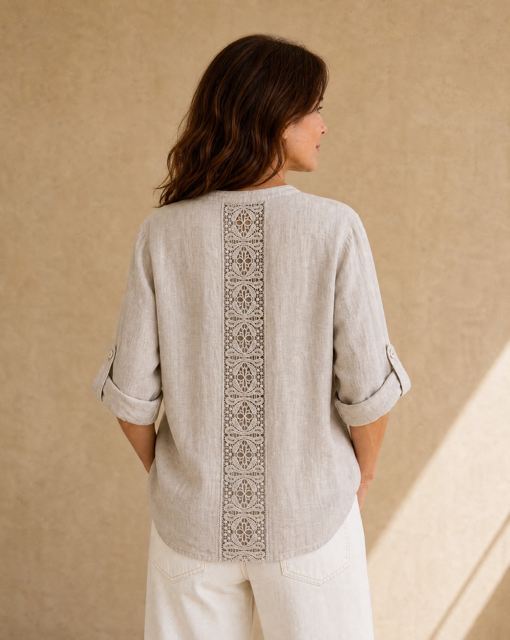 Camisa Niza Beige