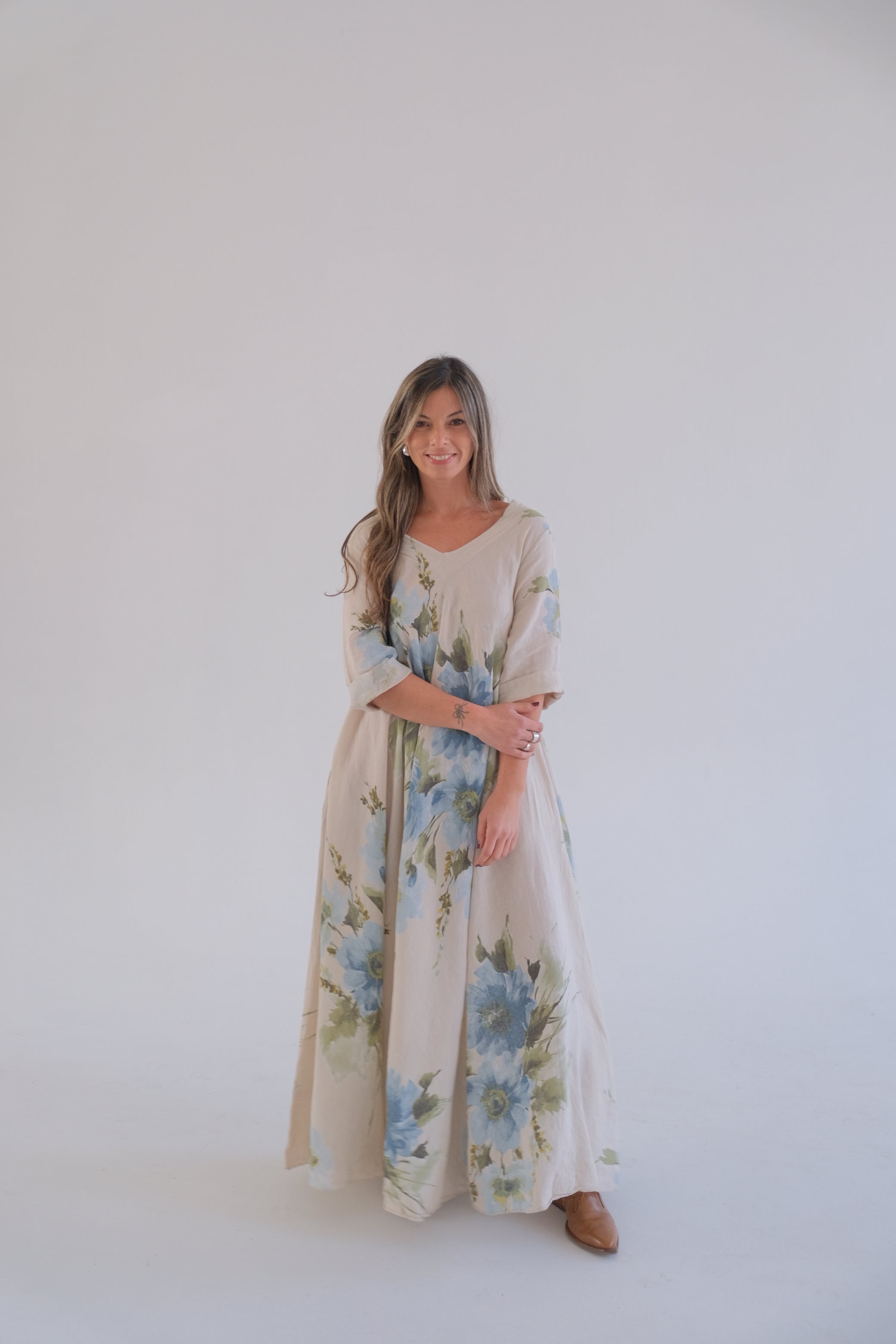 Vestido Magic ESTAMPADO Beige