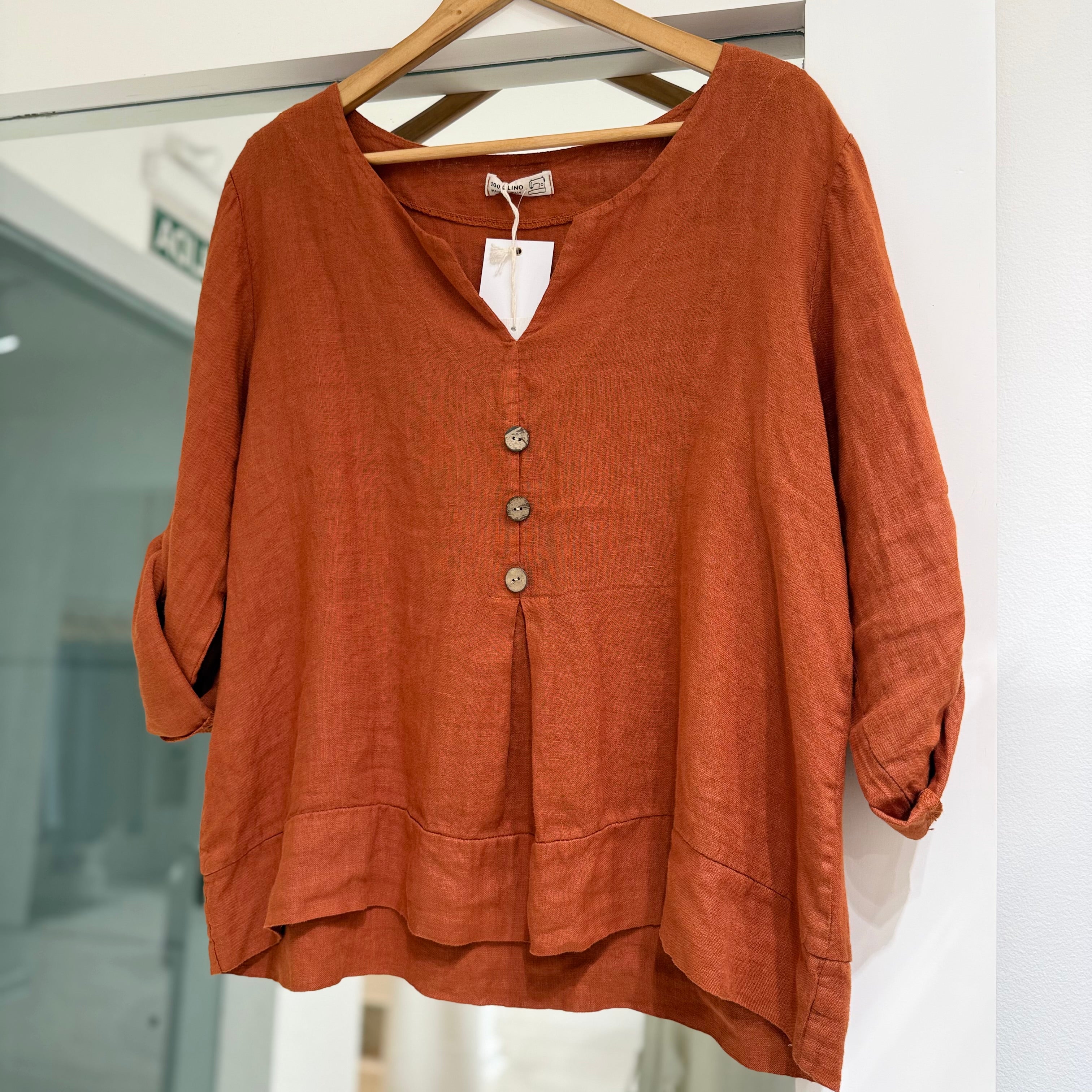 Blusa Roma Terracota