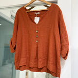 Blusa Roma Terracota