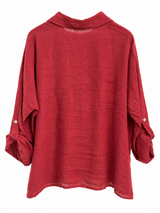 Camisa Libia bordó