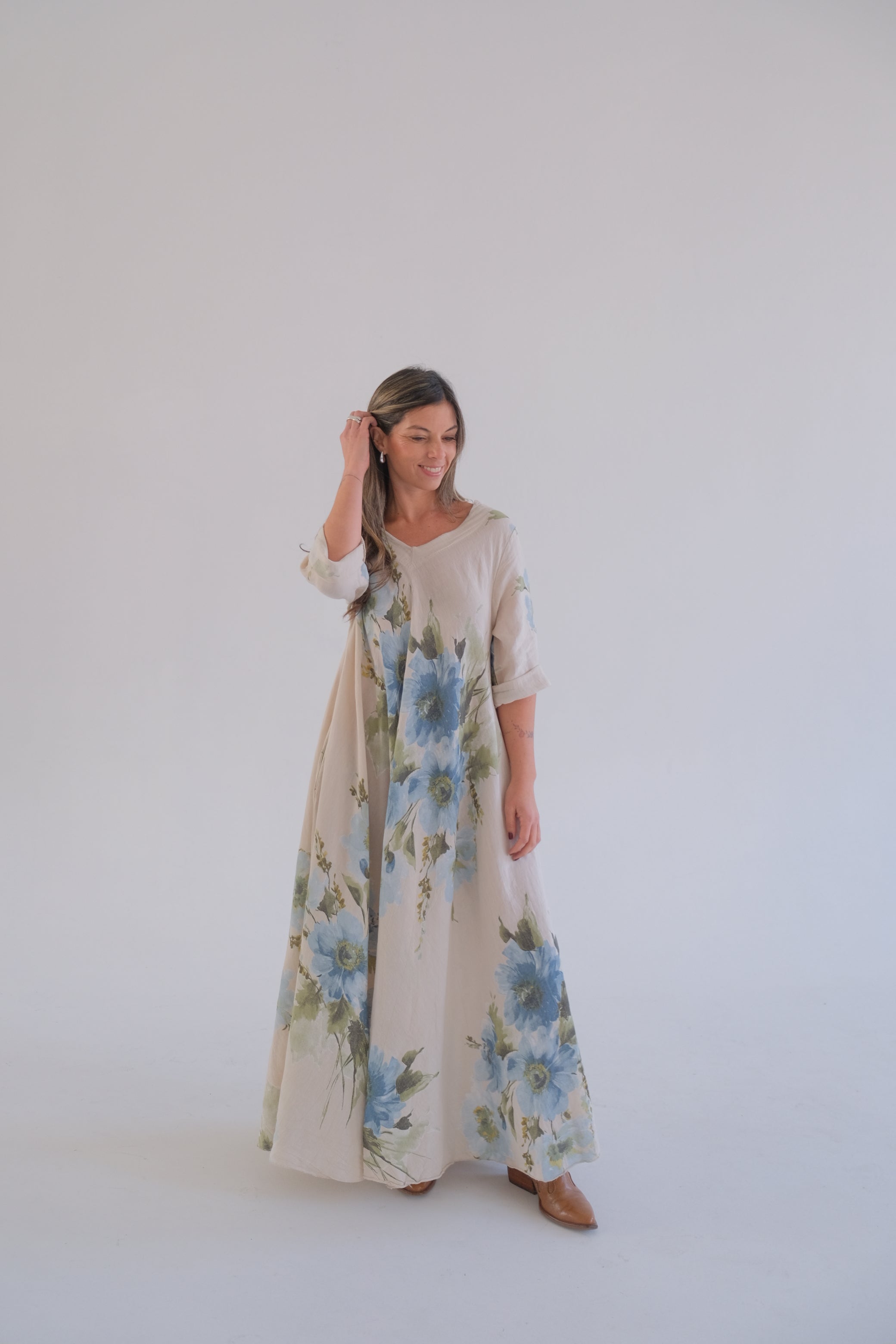 Vestido Magic ESTAMPADO Beige